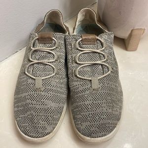 Olukai shoes extremely comfy!  Can wear with the heel up or as slides